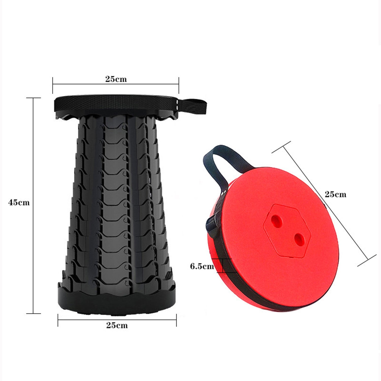 0177 Retractable Folding Stools Portable Lightweight for Indoor and Outdoor Travel, Fishing, Camping, Garden Use DeoDap 0177 Retractable Folding Stools Portable Lightweight for Indoor and Outdoor Travel, Fishing, Camping, Garden Use DeoDap